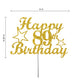 89 Birthday Cake Topper Gold Glitter, Party Decoration Ideas, Premium Quality, Sturdy Doubled Sided Glitter, Acrylic Stick. Made