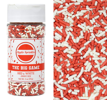 Mystic Sprinkles The Big Game Jimmy Mix 3oz Bottle (Red & White)