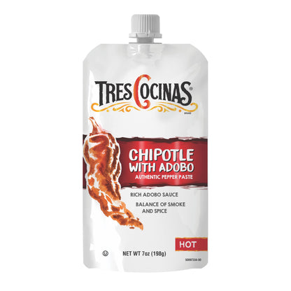 TRES COCINAS Chipotle with Adobo Pepper Paste| Great for Sauces, Salsas, Marinades, Cocktails, Desserts | Authentic Pepper Paste
