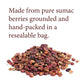The Spice Way - Pure 100% Sumac, No Salt, No Gmo, No Irradiation, Spice Seasoning Powder 8 Oz (Resealable Bag) (Sumak)