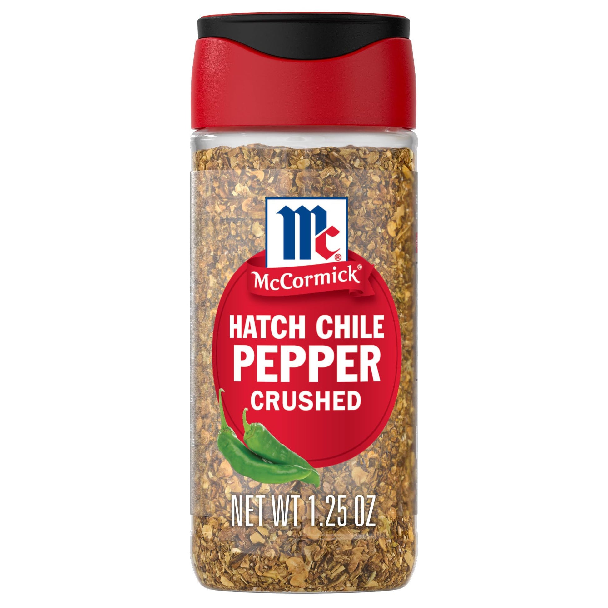 McCormick Hatch Chile Pepper, Crushed, Balanced, Smoky, Sweet Heat, For Salsa, Tacos, Enchiladas, Nachos, Guacamole, Burgers, Sc