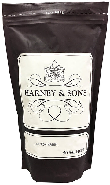 Harney & Sons Citron Green | Bag Of 50 Sachets Of Green Tea