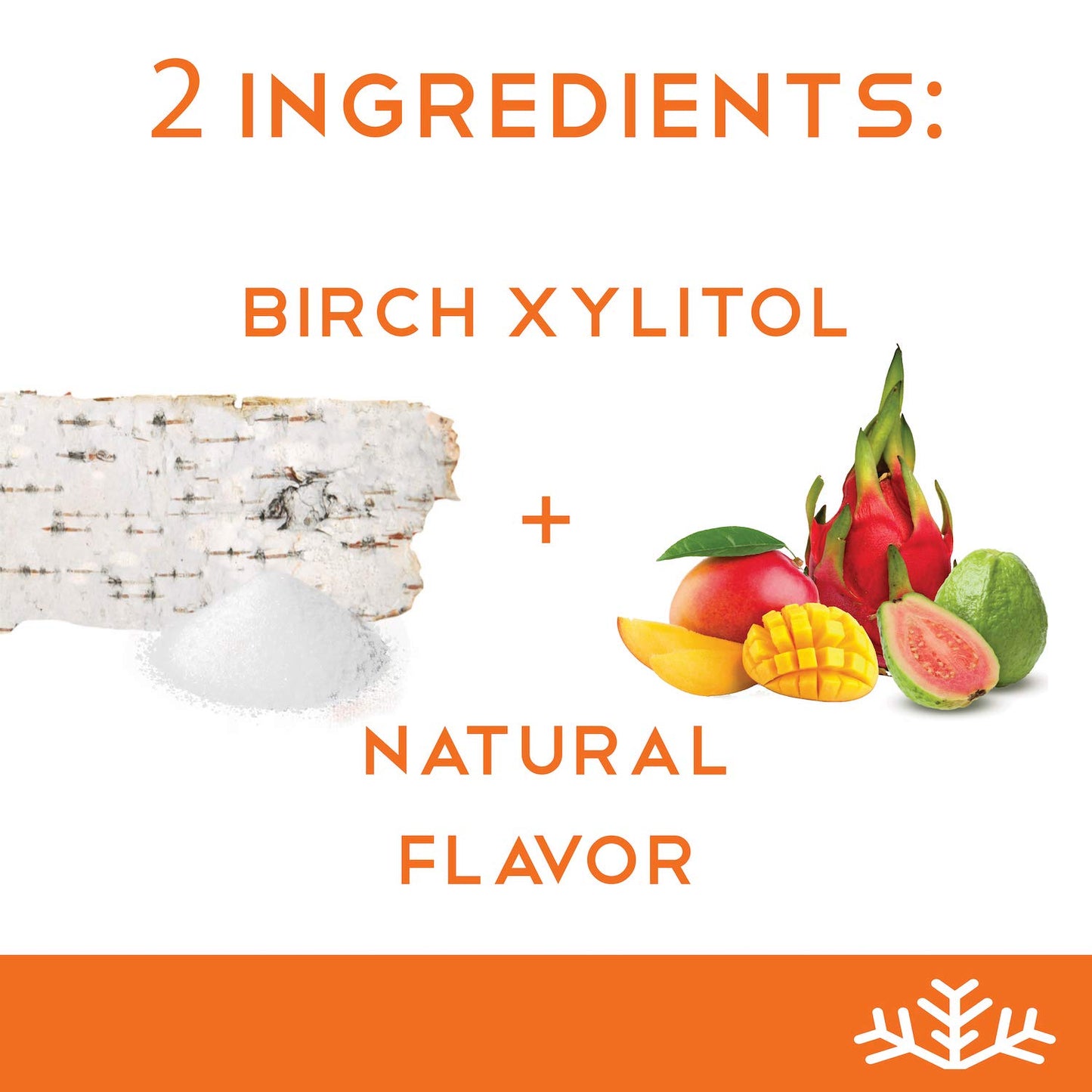 Tropical Mix Keto Xylitol Candy Chips - Sn 1Lb Bag - Sugar-Free Candy With Only 2 Ingredients | Low Carbs, Diabetic-Friendly, No
