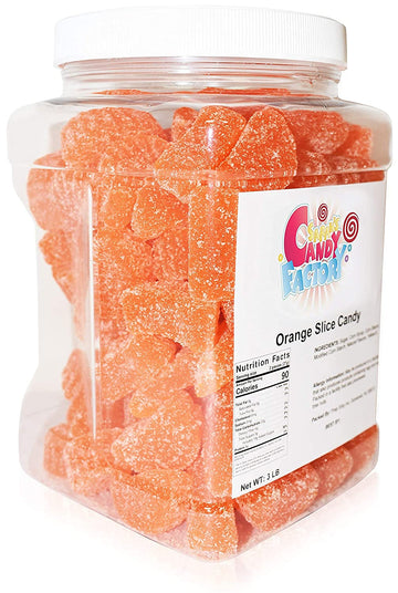 Sarah'S Candy Factory Orange Slice Candy (3 Lbs In Jar)
