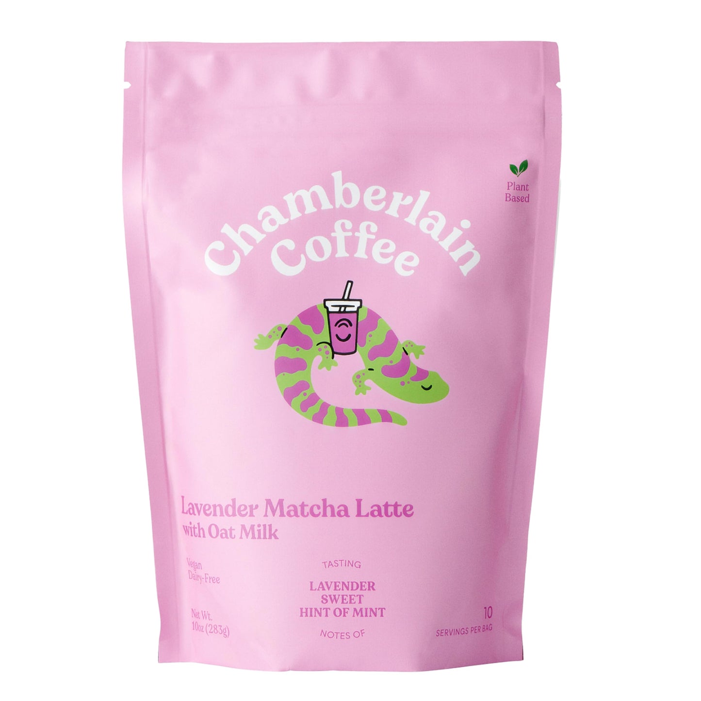 Chamberlain Coffee Lavender Matcha Latte Mix - Matcha Latte With Oat Milk - Sweet Lavender + Fresh Mint - Vegan Matcha Latte Pow