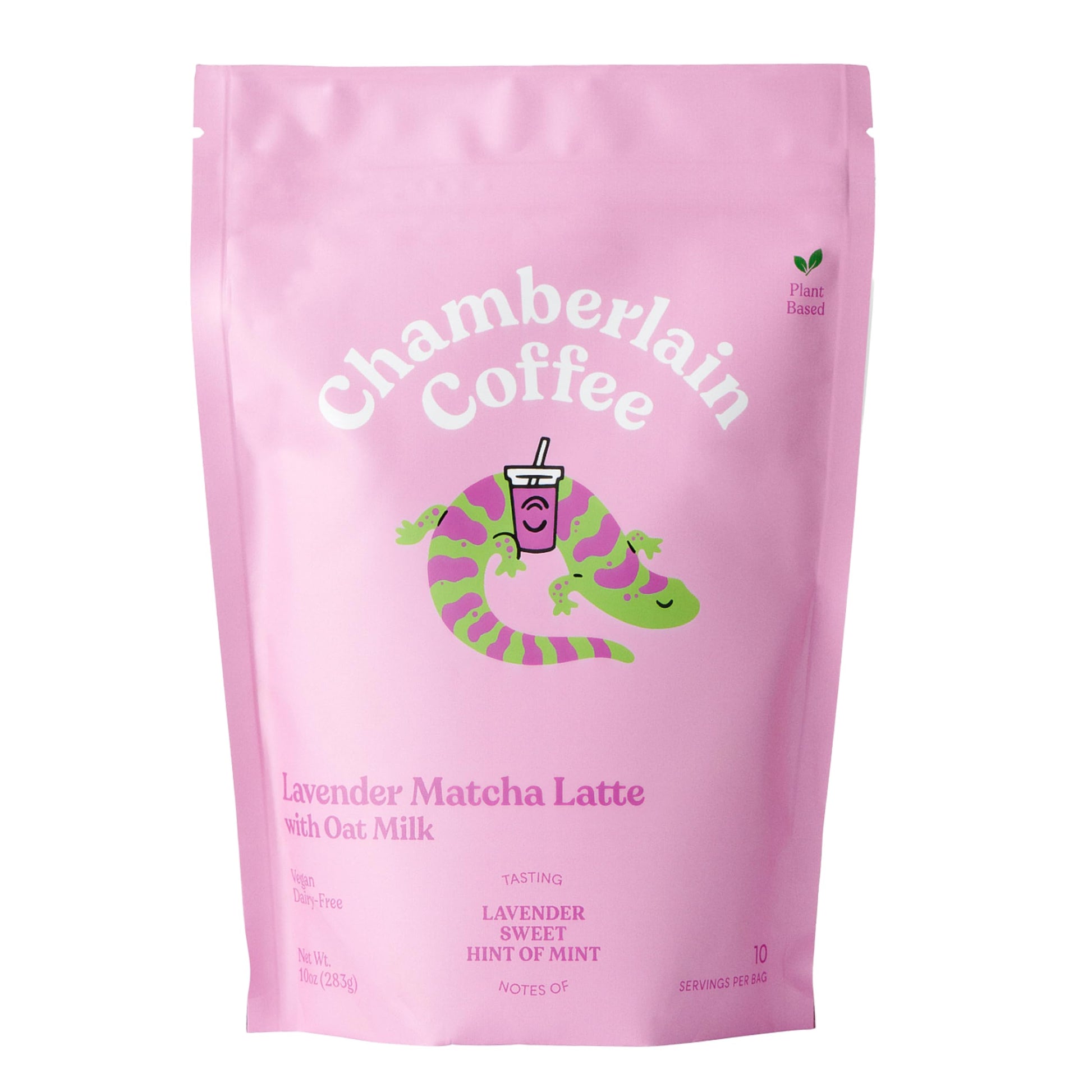 Chamberlain Coffee Lavender Matcha Latte Mix - Matcha Latte With Oat Milk - Sweet Lavender + Fresh Mint - Vegan Matcha Latte Pow