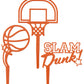 Decopac Basketball Slam Dunk Cake Decorating Kit, 3 Piece Cake And Cupcake Toppers For Birthdays, Parties, And Team Celebrations