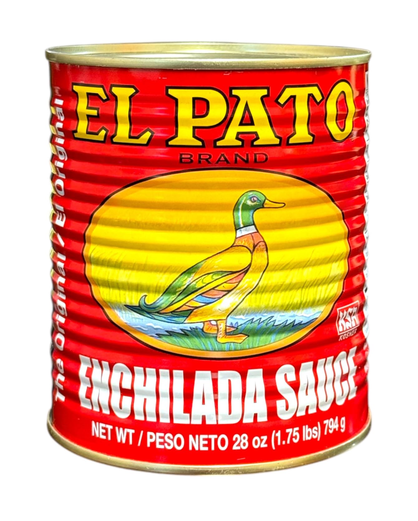 El Pato Red Enchilada Sauce, Salsa, 28 oz Can, Kosher, Authentic Mexican Flavor (1.75 lbs)