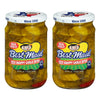 Best Maid Products - 24 Ounce Glass Jars Baby - Dill, Kosher, Hamburger Slices, Garlic Bites, Habanero Chips, & Xtreme Hot Pickl