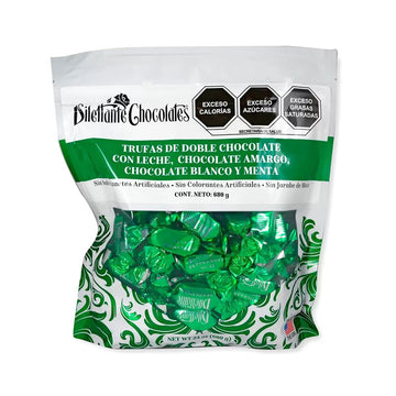 Peppermint Double Milk Chocolate Truffle Cremes - Dilettante 24Oz