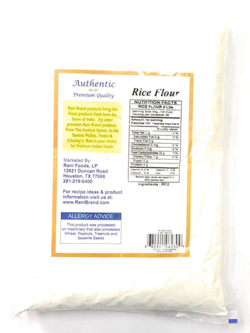 Rani Rice (White) Flour 64Oz (4Lbs) 1.81Kg Bulk ~ All Natural | Gluten Friendly | Vegan | Non-Gmo | Kosher | Indian Origin
