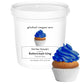 Global Sugar Art Blue Buttercream Frosting - Firm Icing for Cakes & Cupcakes, 16 Ounce Tub, Patriotic Blue