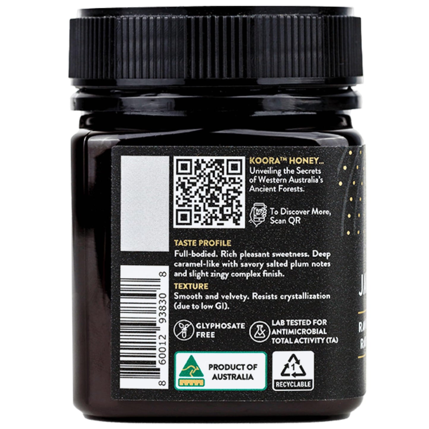 Koora Jarrah Honey Ta 35+ (Mgo 2000+ Manuka Honey Rating Equiv.) Low Gi, Medical Grade For Daily Health & Immune Support, Raw Fr