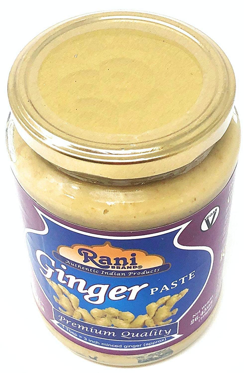 Rani Ginger Cooking Paste 26.5oz (750g) Glass Jar ~ Vegan | Gluten Free | NON-GMO | No Colors | Indian Origin