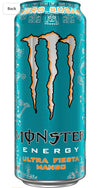 Monster Energy Ultra Zero Sugar Energy Drinks, 16 Fl Oz, Pack of 12 Cans, Ultra Fiesta Flavor
