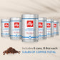 illy Whole Bean Coffee - Perfectly Roasted - Classico Decaf Roast - with Notes of Caramel, Toasted Bread & Chocolate - 100% Arab