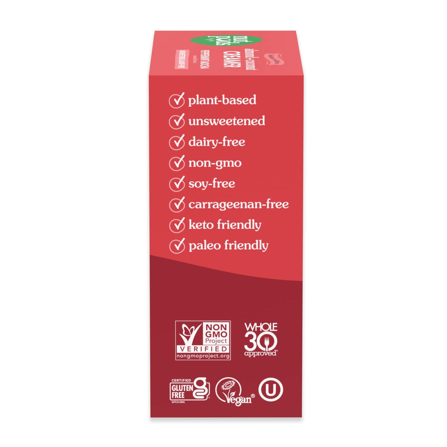 nutpods Peppermint Mocha  (3-Pack)  Unsweetened Dairy-Free Creamer  Made from Almonds and Coconuts  Whole30  Gluten Free  Non-GMO  Vegan  Kosher