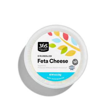 365 Everyday Value, Feta Cheese Crumbles, 6 oz