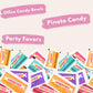 Snack Mountain Smarties Tart Candy - 100 Pack Individually Wrapped Pinata Stuffer, Candy Bulk, Fruity Treat for Office Bowls, Pa