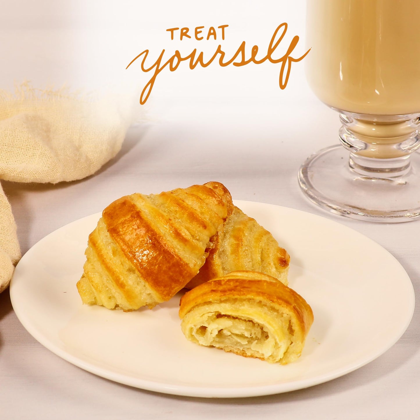 Rugelach Pastries | Approx 20 Vanilla Croissants | Breakfast Pastry | Dairy & Nut Free | Preservative Free | Unique for Holidays