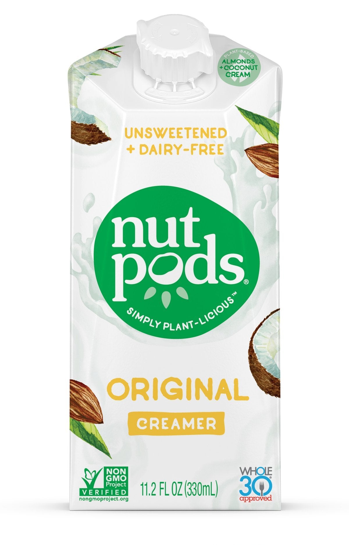 Nutpods Creamer Diary Free Original, 11.2 Fl Oz (Bhbust051718A3599)