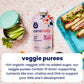 Cerebelly Organic Baby Food Pouches, Spinach Apple Sweet Potato Purees, 16 Nutrients, No Added Sugar, Fiber & Non-Gmo, 4Oz, 1 Count
