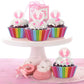 Trunahcao Heart Sprinkles Edible Pink Jimmies Mix for Cakes, Ice Cream, Cookies, Cupcakes