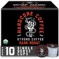Hardcore Single Serve Coffee Pods For Keurig K Cup Malt-Inspired, High Caffeine, Strong Roast, 10 Count