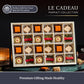 Laumiere Gourmet Fruits - Le Cadeau Parfait Collection Rectangle (24 Pcs) - Gift Dried Fruits And Nuts Basket - Gluten Free - No