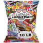 CANDYMAN Chocolate & Candy Bundle, Mixed Individually Wrapped Treats, 10 LB
