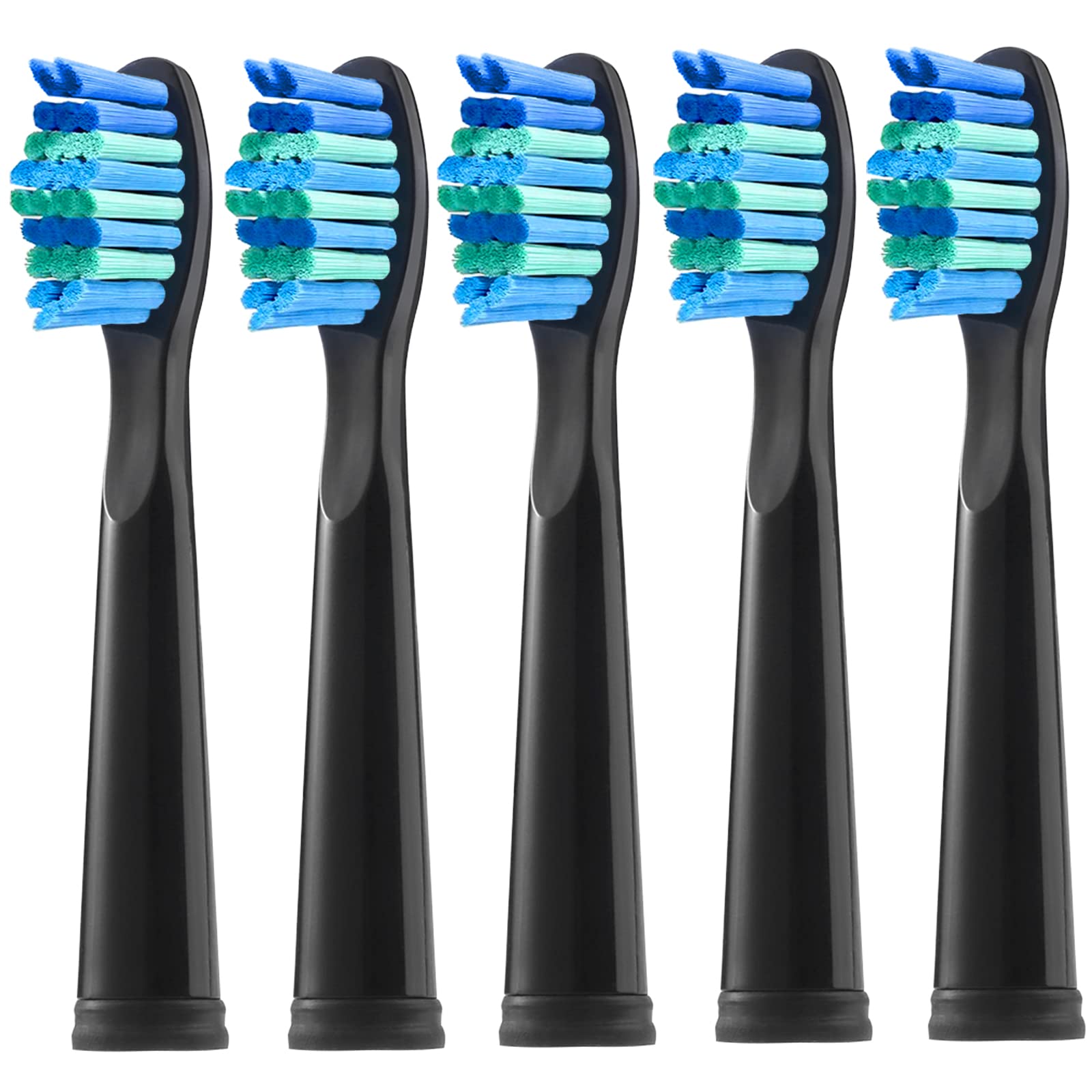 5 Pack Electric Toothbrush Replacement Heads Compatible With Fairywill,Toothbrush Heads Compatible With Fw-507/508/551/515/917/9