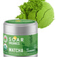 Soar Organics Uji Ceremonial Grade Matcha Green Tea Powder - Authentic Japanese Origin, 1 oz