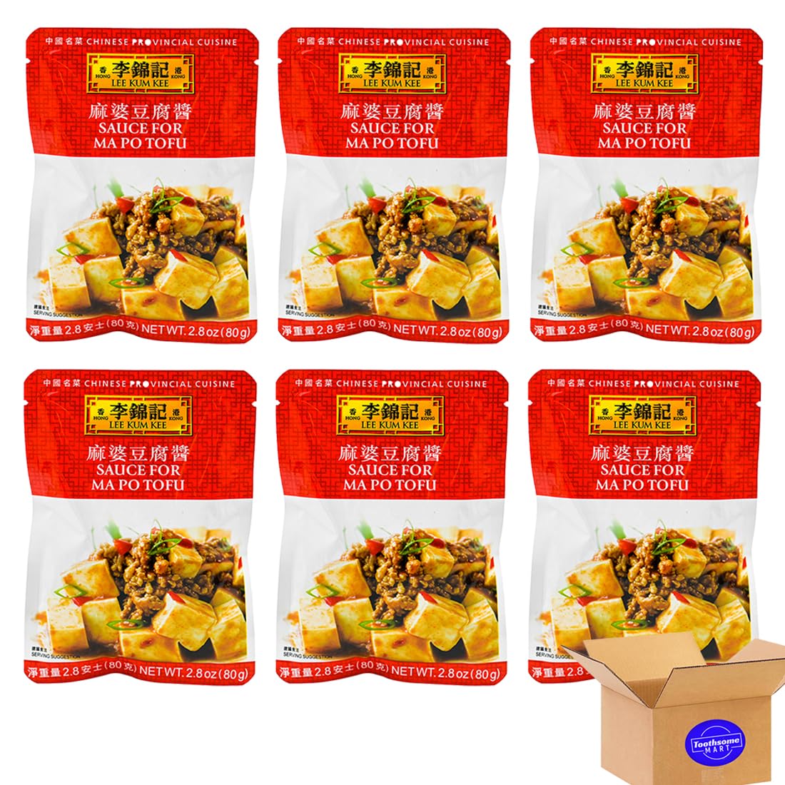 l k k Ma Po Tofu Asian Sauce 2.8oz/80g 6pack