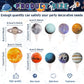 50 Pcs Outer Space Cupcake Toppers Solar System Galaxy Universe Planets Cupcake Picks Planet Cake Topper Outer Space Cake Topper