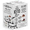 Genius Gourmet Gluten Free Keto Protein Bar, Chocolate Keto Bars, Premium Mcts, Low Carb, Low Sugar (Variety Pack, 20 Count (Pac