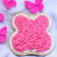Edible Accents Pink Sequins - Confectionery Accents, Gluten Free, Egg Free, Nuts Free, Kosher, Fancy Sprinkles Medley Mix, For B