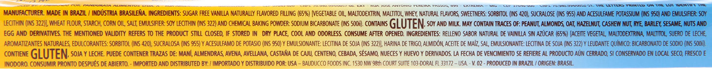 Bauducco Wafer, Sugar Free, Vanilla