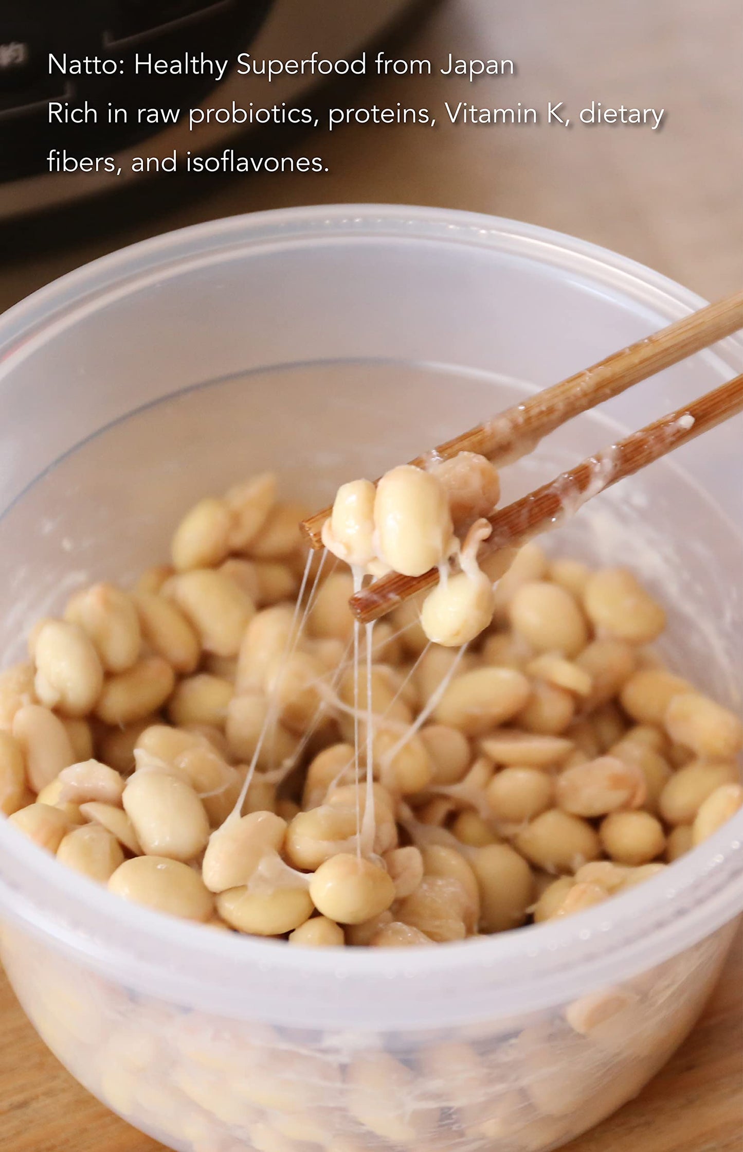 Kawashimaya Natto Starter Spores Powder 0.1 Oz (3G), Can Make Up To 10-30Kg Natto, 100% Made From Organic Soybean Extract, Made