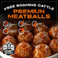 Grumpy Butcher Gourmet Beef & Pork Parmesan Meatballs, 2 Packs (Each 1.25 Lb) - Artisan Fully Cooked Frozen Microwave Meatballs