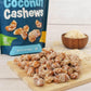 Platinum Kettle Cooked Coconut Cashews - Plant Based Protein, Fiber, Healthy Snack - Wholesome Nutritional Boost - Can Bring At Home, Work, Office, Gym & School - 13 Oz Individual & Resealable Pouch