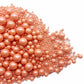 Rose Gold Edible Pearls For Cake Decorating 5.1 Oz | Rose Gold Edible Pearls | Rose Gold Sprinkles | Rose Gold Pearl Sprinkles |