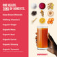 SUPEROOT Ginger Shot + Superfood Drink Mix - Immunity & Hydration - 8.47 oz - Strawberry Lime Flavor