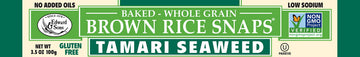 Edward & Sons Brown Rice Snaps Tamari Sea , 3.5 Ounce Packs (Pack Of 12)