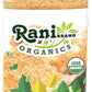 Rani Organic Ginger (Adarak) Powder Ground, Spice 14oz (400g) PET Jar ~ All Natural | Vegan | Gluten Friendly | NON-GMO | Indian