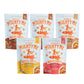 Mission Mighty Me Nutty Puffs All-Flavor Variety Pack - Organic Peanut Butter and Mixed Nut Butter Puffs for Babies + Kids - Ped