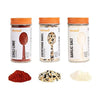 Allrecipes Savory Seasonings (Chili Lime, Everything Bagel, Garlic Salt) in Glass Jars with Removable Sifter Caps for Sprinkling