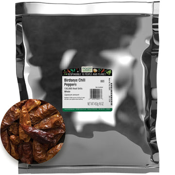 Frontier Co-Op Whole Birdseye Chili Peppers 1Lb