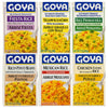 Goya Ultimate Spanish Variety Rice Pack - 6 Flavors: Chicken, Mexican, Fiesta, Yellow with Corn, Primavera, and Pinto Beans - 6 