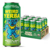 WEIRD Organic Mystical Mint Yerba Mate – 16oz Cans, 160mg Caffeine, Pack of 12 – Clean Energy Drink Alternative