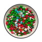 1 Bottle Edible Mixing Christmas Sprinkles | Cake Cupcakes and Ice Cream Topper Decorations | Edible Holiday Sprinkles 3.35 OZ (